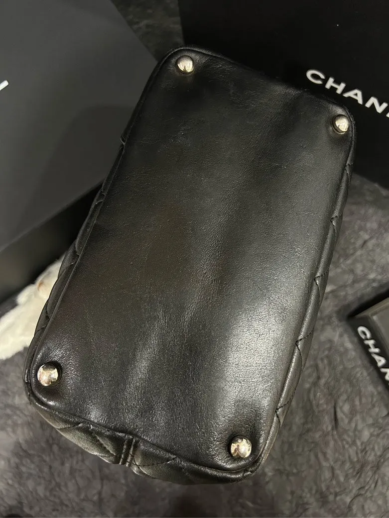 Chanel Black Cambon Basket Bag 20cm×25cm