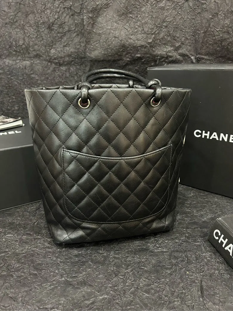 Chanel Black Cambon Basket Bag 20cm×25cm