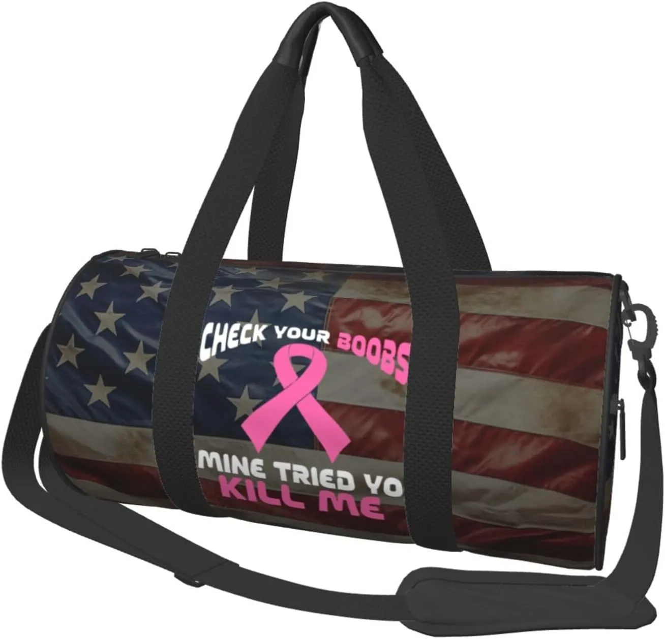 Check Your Boobs Mine Tried Yo Kill Me Duffel Bag Gym Bag Travel Sports Tote Large Foldable Beach Swim Yoga6