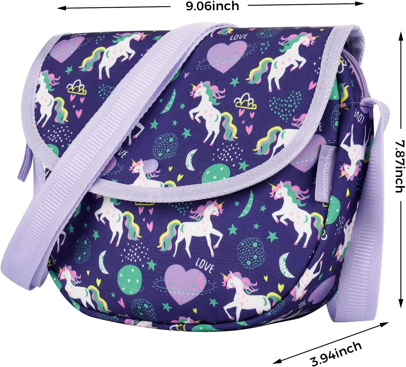 Choco Mocha Girls Crossbody Purses for Kids 6-12