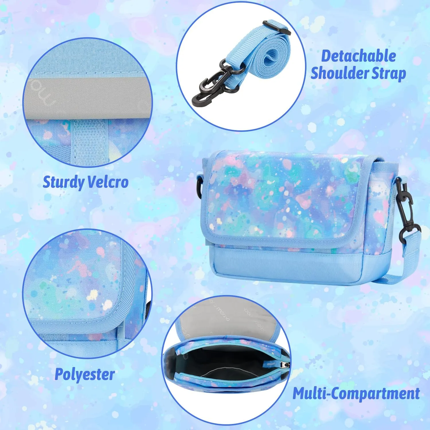 Choco Mocha Girls Purses for Kids 6-8, Girls Crossbody Purse for Kids