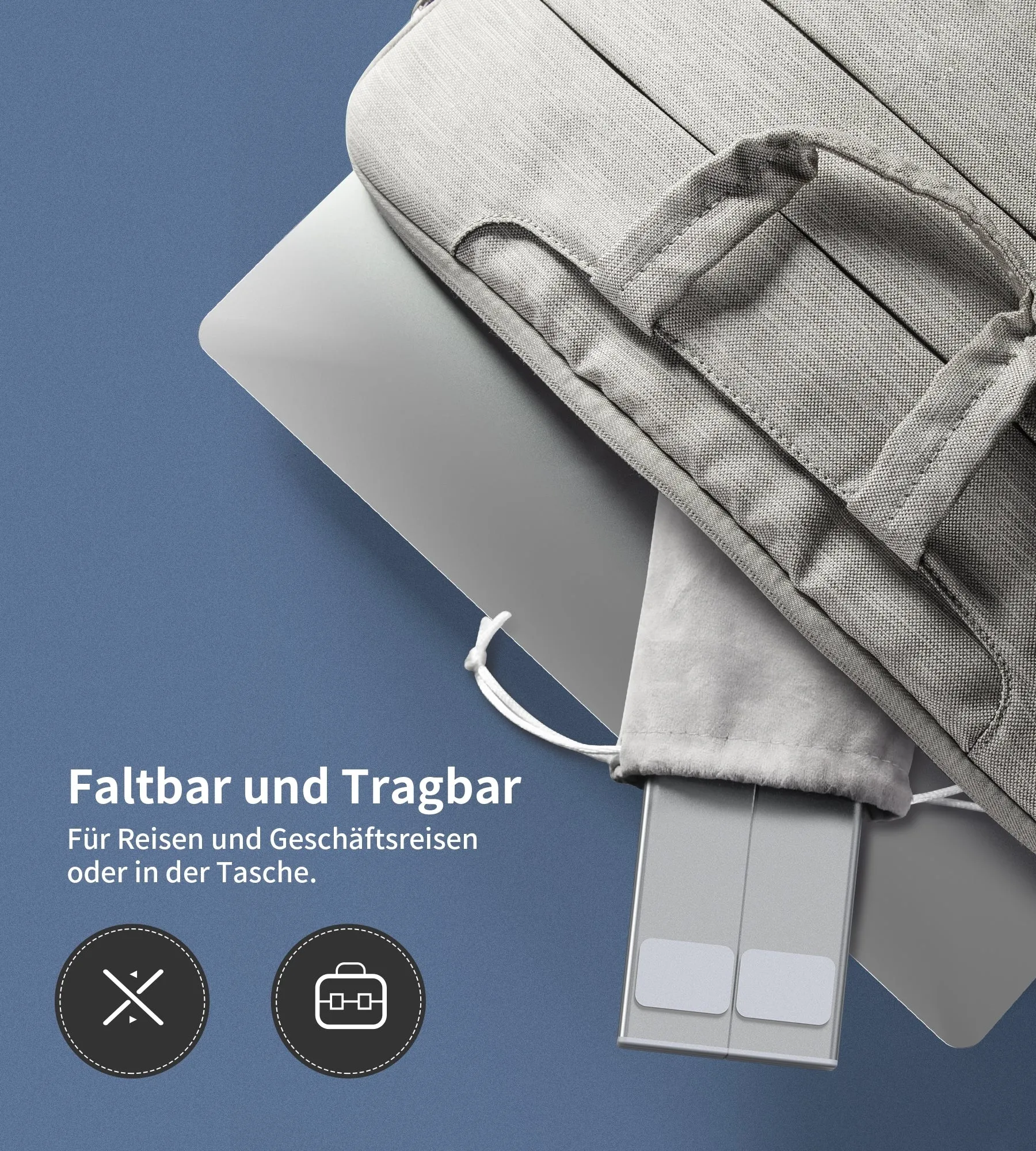 CHOETECH HUB-M48 7-in-1 Hub   Foldable Laptop stand USB-C to HDMI 4K/USB-A/TF&SD/USB-C with PD Charging