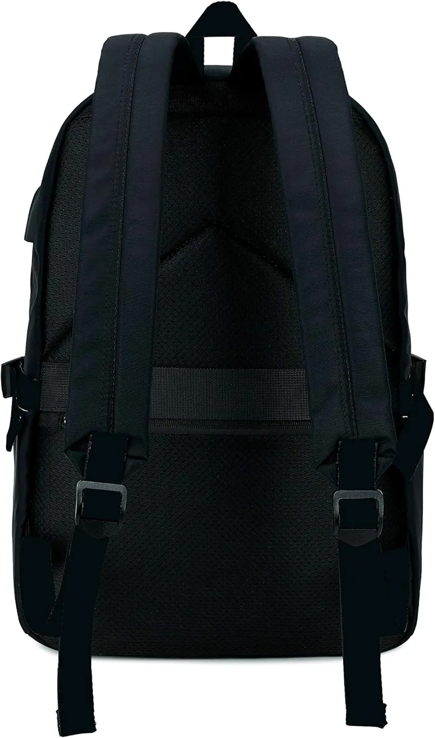 Classic Backpack for Women Stylish School Backpack for Teen Girl Black with Chain