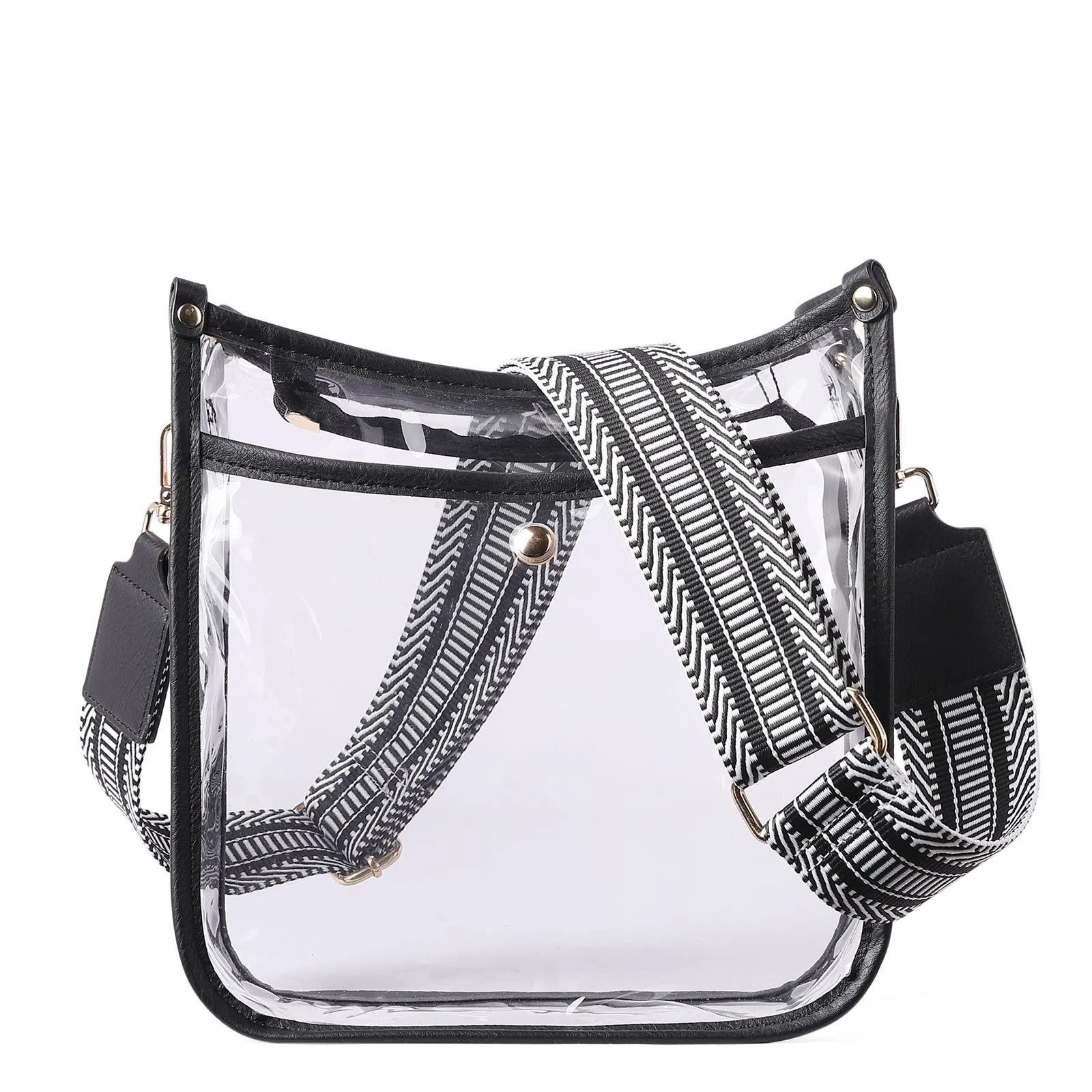 Clear Crossbody Purse Bag Stadium Approved For Women With Two Straps