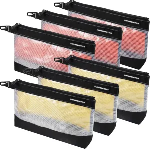 Clear Tool Bag, 6PCS Tool Pouches,14IN Zipper Pouch,Waterproof Organizer.Utility small tool pouch for Tool Organizers and Storage