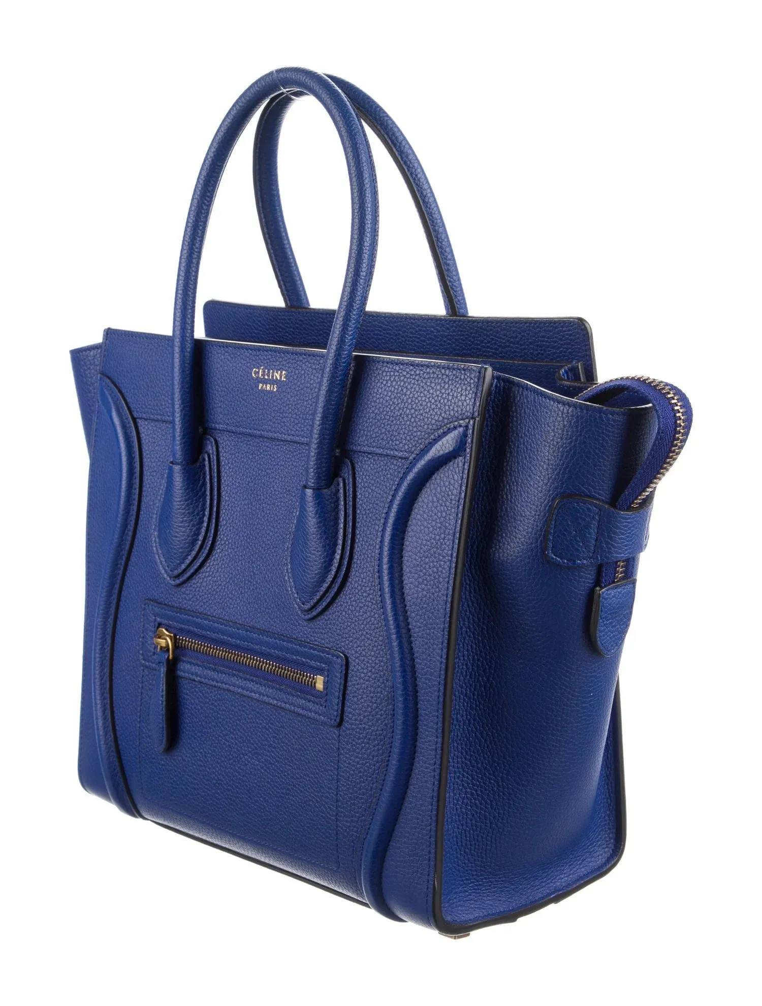 CÉLINE DRUMMED CALFSKIN  NANO BAG