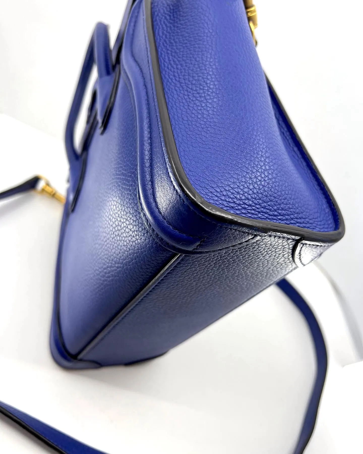 CÉLINE DRUMMED CALFSKIN  NANO BAG