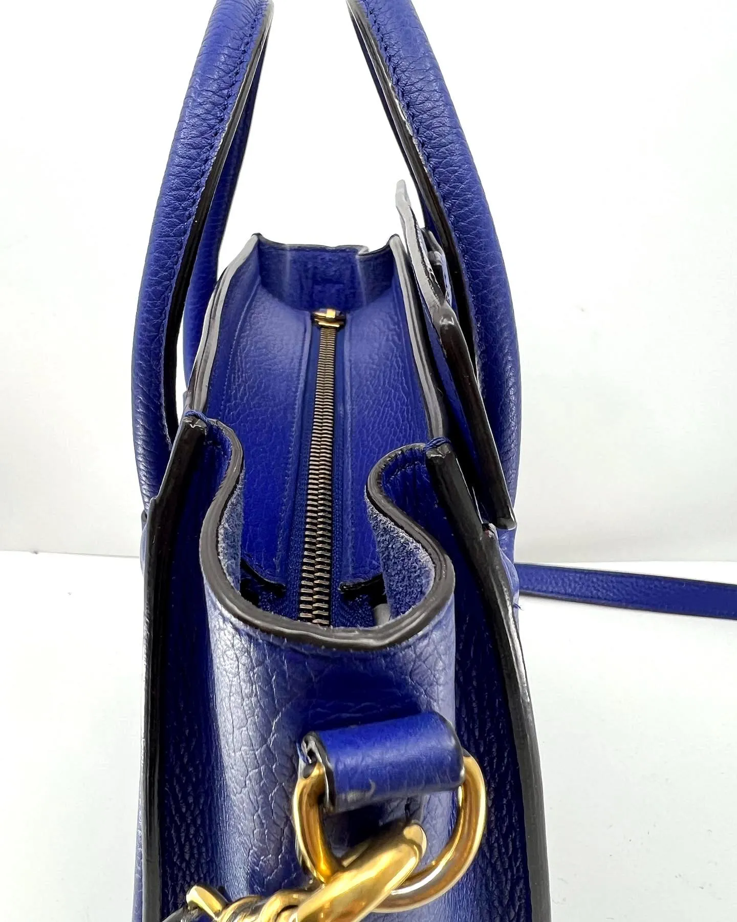 CÉLINE DRUMMED CALFSKIN  NANO BAG
