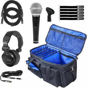 Clutch CL-CADDY200 Utility Storage/Transport Bag with Headphones & Accessories Package