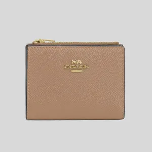 COACH Billfold Wallet Gold/Taupe RS-CR983