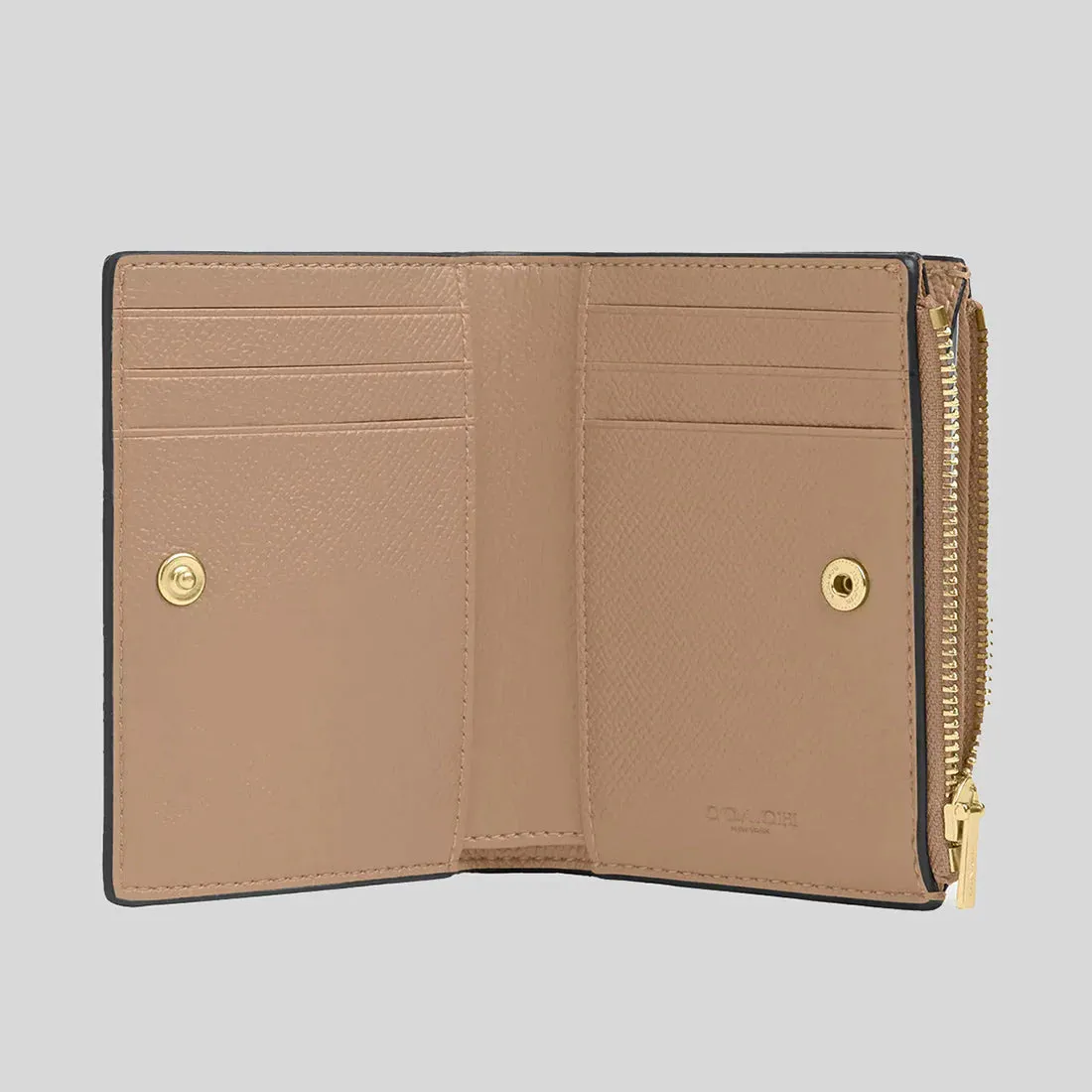 COACH Billfold Wallet Gold/Taupe RS-CR983