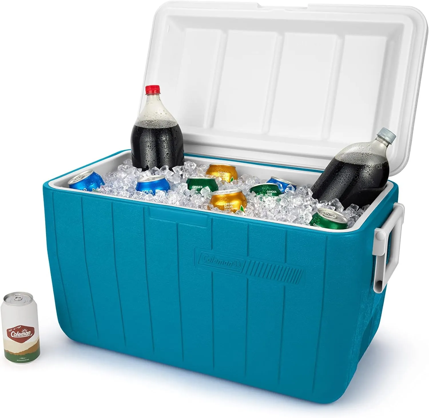 Coleman Chiller 48qt Insulated Portable Cooler with Ice Retention & Heavy-Duty Handles, Made in USA
