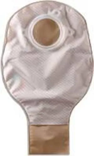 ConvaTec 404032 Natura 10" Two-Piece Drainable Pouch with 2-Sided Comfort Panel, Tail Clip, Opaque, 1-3/4" Flange, Pack of 20