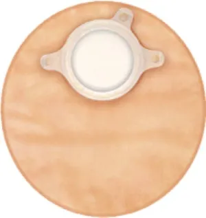 ConvaTec Sur-Fit Natura   Two-Piece Closed-end Pouch with Charcoal Filter 2-1/4" Flange, Opaque (Box of 30 Each)