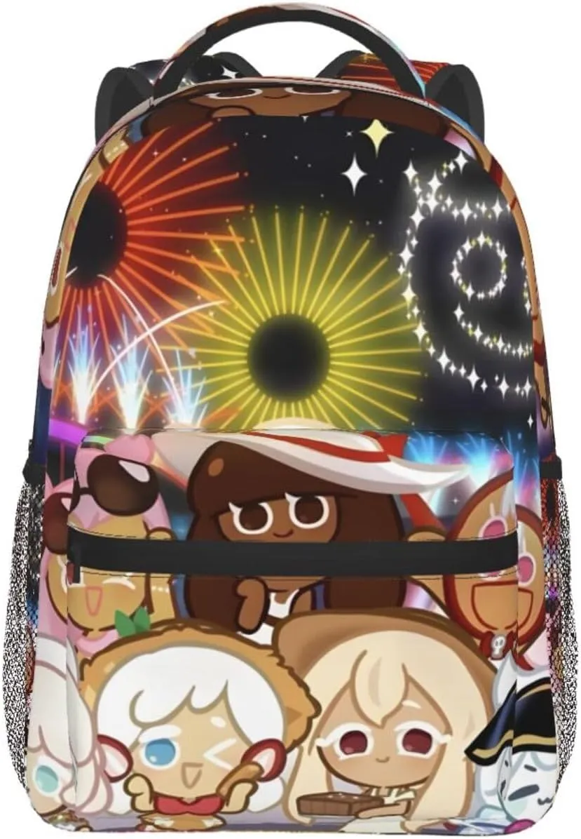 Cookie Run Kingdom Shadow Milk Cookie Fashion Backpack, Travel, School, Computer Bag