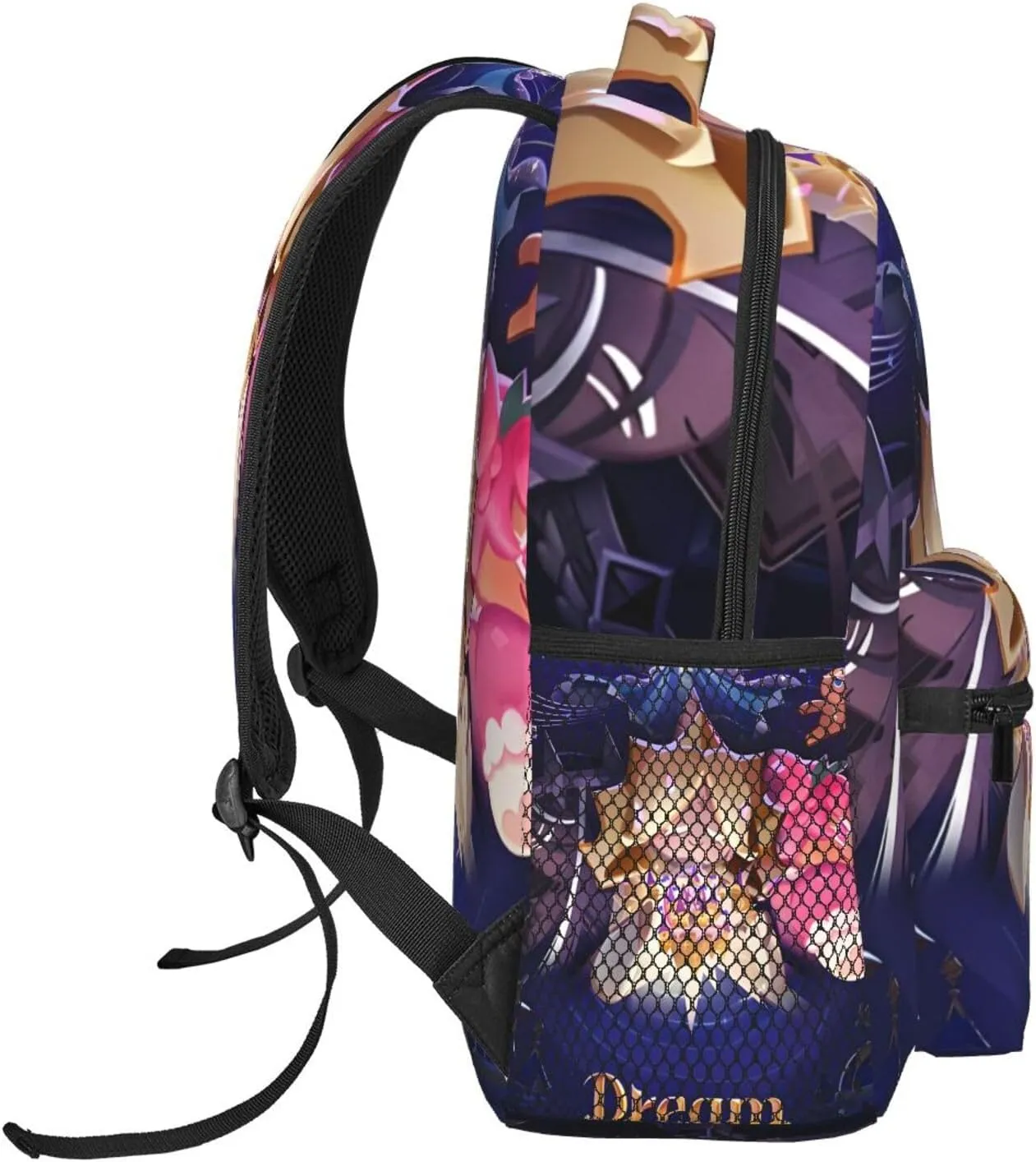 Cookie Run Kingdom Shadow Milk Cookie Fashion Backpack, Travel, School, Computer Bag
