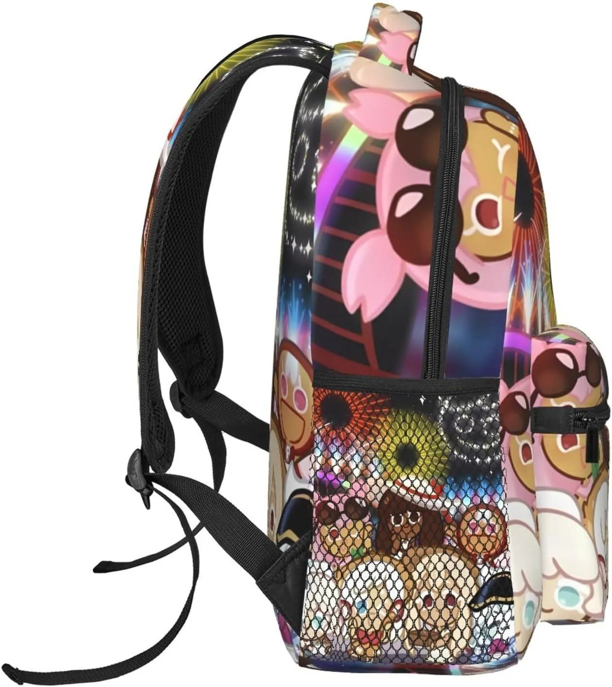 Cookie Run Kingdom Shadow Milk Cookie Fashion Backpack, Travel, School, Computer Bag