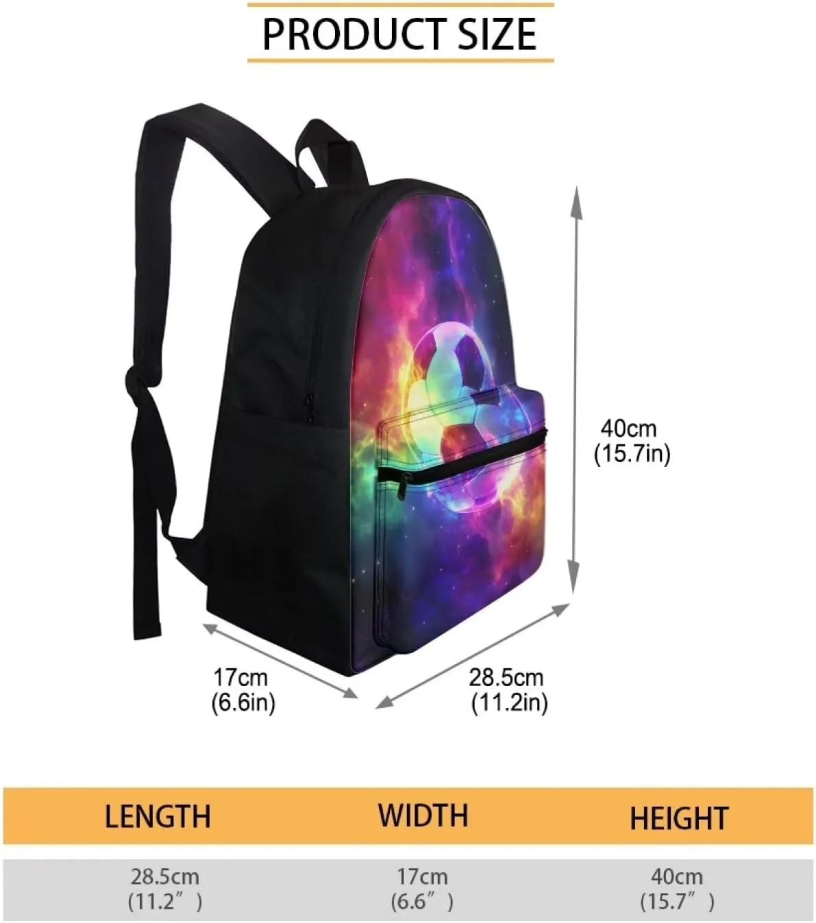 Cool Football Kids Bookbags for Boys Ages 5 To 8 Kids School Backpack for Girls Kindergarten Anti-Theft Back Pack with Laptop Compartment for College Students Kids Travel Daypack