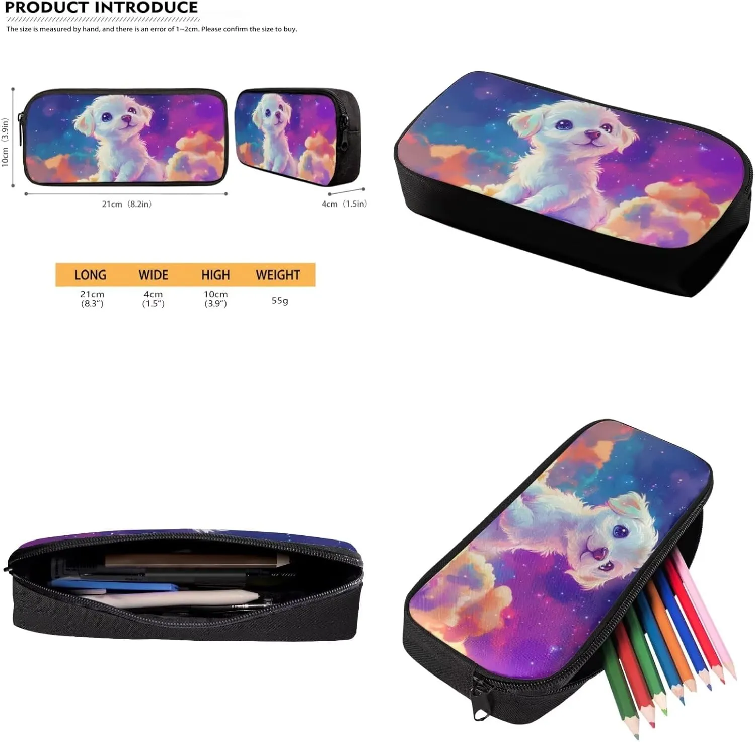Cool Wolf Kids School Backpack with Lunch Box Bag Girls 10-12 Lightweight School Bags for Girls with Lunch Kit Keep Warm Sports Bookbag with Side Pocket 3 In 1