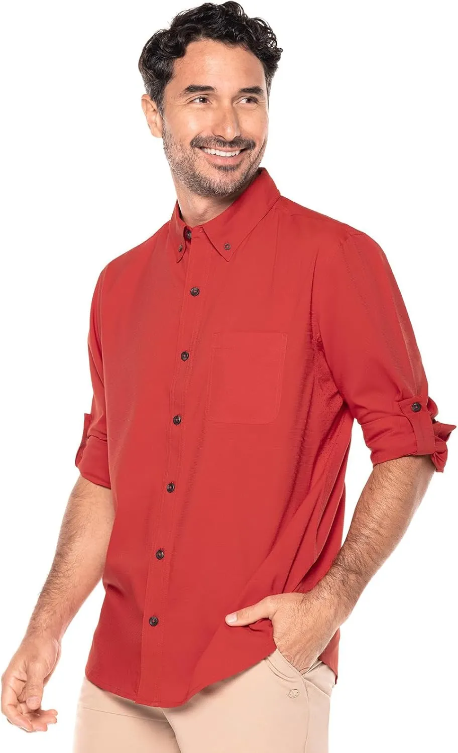 Coolibar UPF 50  Men's Aricia Sun Shirt - Sun Protective
