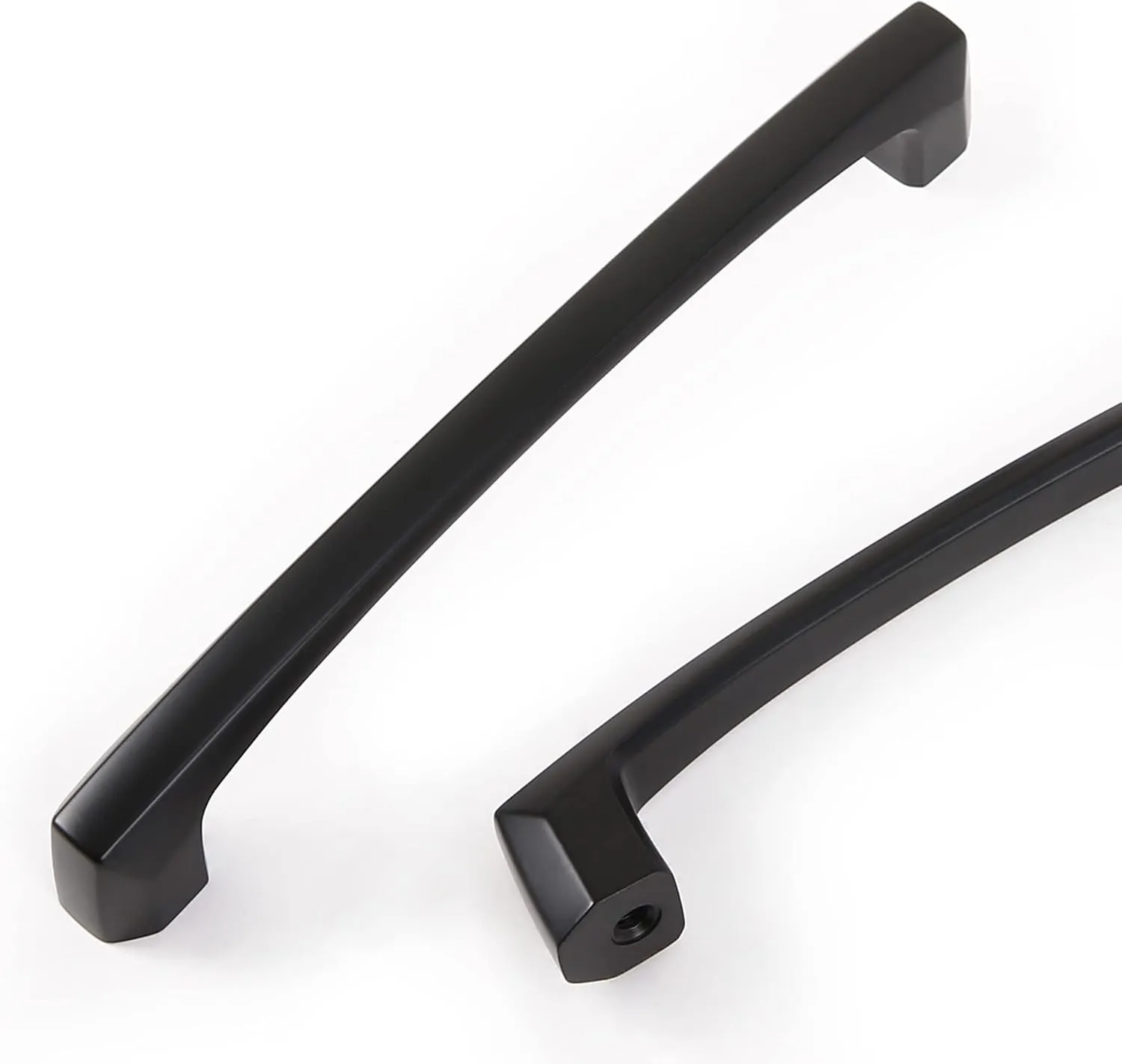 COTYKILEY 10 Pack 5 Inch(128mm) Matte Black Kitchen Cabinet Handles Cabinet Pulls Cabinet Door Handles Kitchen Cabinet Hardware Cupboard Drawer Pulls Dresser Handles