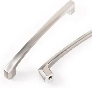 COTYKILEY 10 Pack 5Inch(128mm) Brushed Satin Nickel Kitchen Cabinet Handles Silver Cabinet Pulls Cabinet Door Handles Kitchen Cabinet Hardware Cupboard Drawer Pulls Dresser Handles