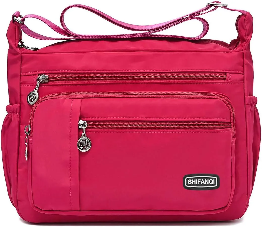 Crossbody Bag for Women,Multi Pockets Cross Body Purses for Women, Ladies Shoulder Bag, Travel Purses and Handbags
