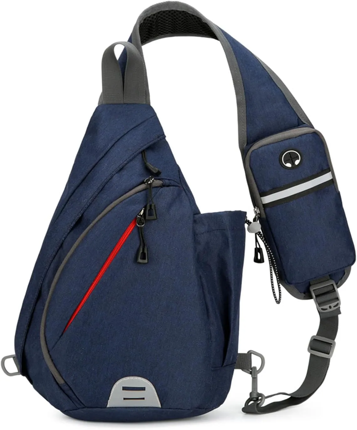 Crossbody Sling Backpack Sling Bag for Men Women Travel Hiking Chest Bag Daypack (Blue)