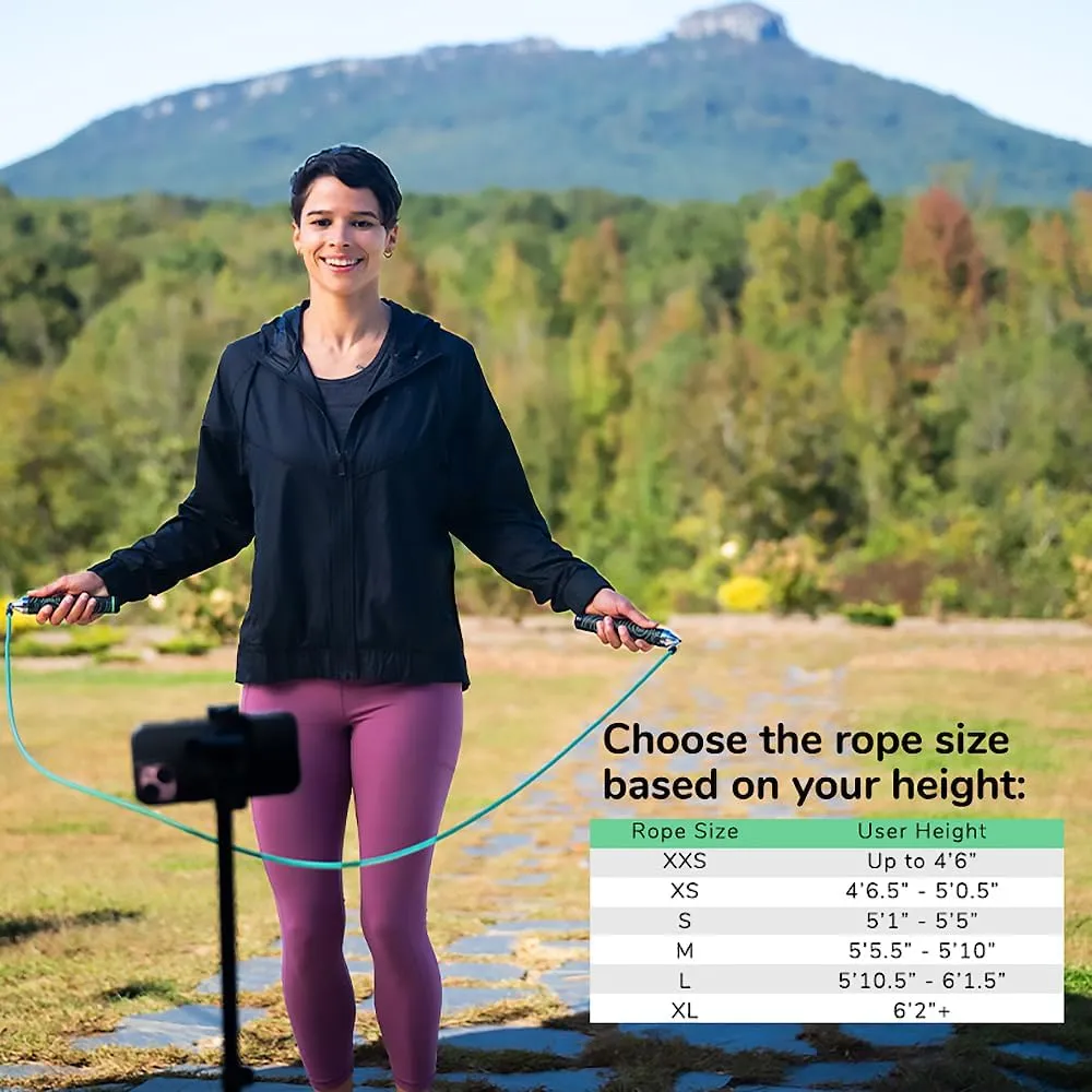 Crossrope Replacement Weighted Jump Ropes - 1 LB and 2 LB Ropes - Replacement Ropes - Handles Not Included