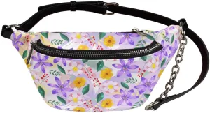 Crushed Flower Shoulder Bag Travel Lightweight PU Shoulder Pouch Bag Stylish and Versatile Cell Phone Purses Travel Pouch for Travel Running Hiking Workouts Sports