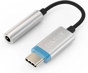 Cubilux USB C Audio Adapter with 384KHz/24-bit DAC - Compatible with iPhone 15 /15, iPad 10, iPad Air 5/4, iPad Mini 6, Google Pixel 8/7/6 Pro 7a/6a 6 5XL