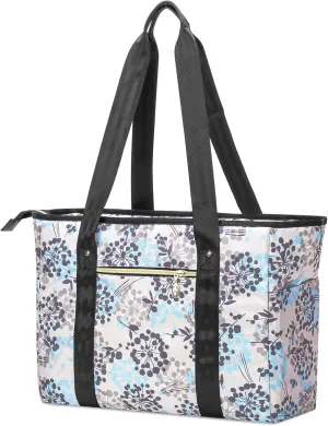 CURMIO Work Tote for Women, Utility Bag with Pockets and Compartments for Laptop, Dandelion (Patent Design)