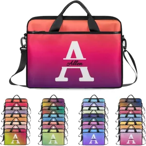 Custom Laptop Bag, Personalized Shoulder Bag for Laptop, Portable Computer Bag ，Gifts for Business Office