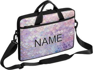 Custom Laptop Bag with Name Personalized 15 Inch Shoulder Computer Bag
