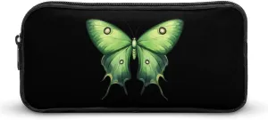 Cute Luna Moth Butterfly Insect Pencil Case Cute Pen Pouch Cosmetic Bag Pecil Box Organizer for Travel Office