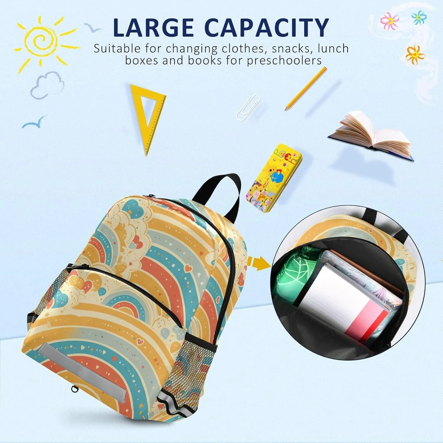 Cute Small Kids Backpacks Banner Cute Travel Bookbag for Primary School