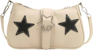 Cute Y2K Handbag Purse, Aesthetic Star Shoulder Bag for Women Trendy