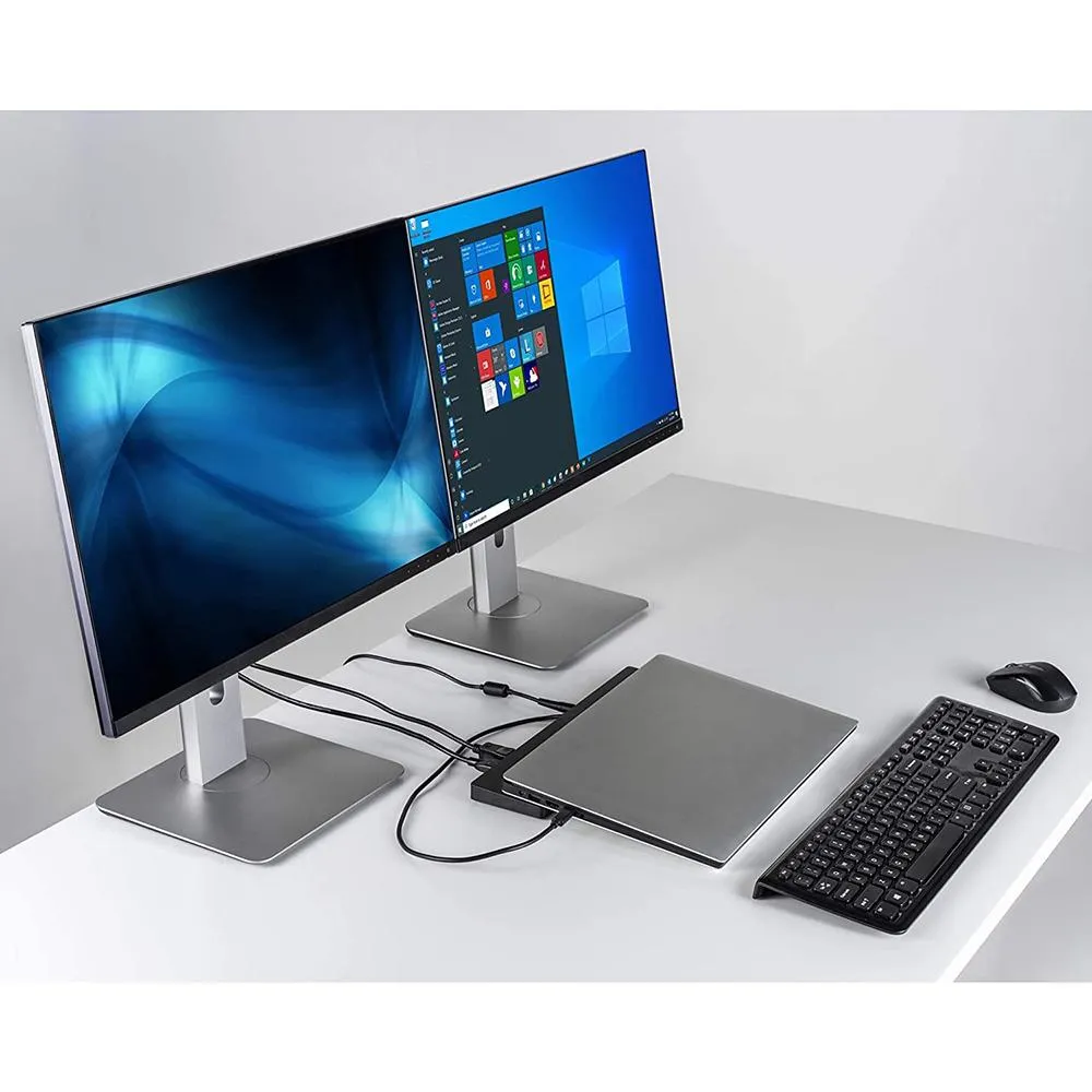 Cyber Acoustics USB-C Universal Essential Docking Station - DS-2000