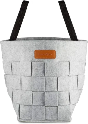 Dahon DH-1025GC Bicycle Handlebar Basket with Handles, Unisex Adults, Light Grey, One Size