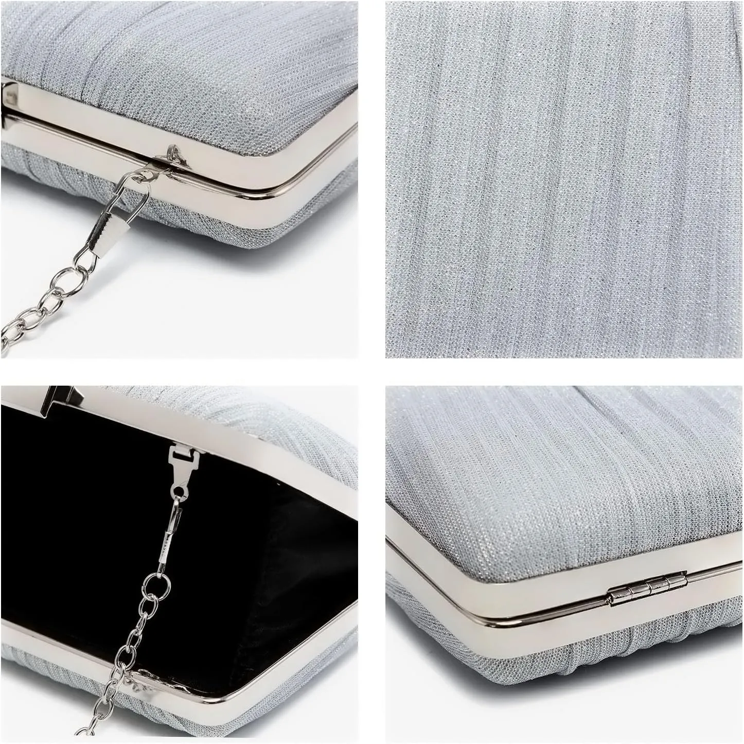 Dasein Women Evening Purses Clutch Bags Formal Party Clutches Wedding Purses Cocktail Prom Handbags