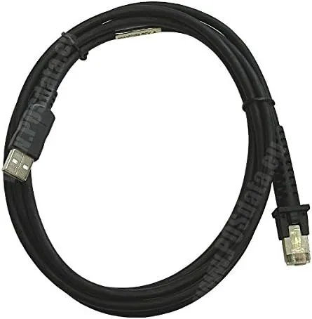 Datalogic 90A052258 USB 2M Black Male-to-Male Laptop/Desktop Computer Peripheral Connection Cable