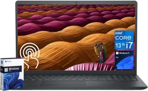 Dell Inspiron Business Touchscreen Laptop, 15.6" FHD Anti-Glare Touchscreen, Intel 10-Core i7-1355U(up to 5 GHz), 64GB RAM, 4TB SSD, Webcam, Wi-Fi 6, Win 11 Pro