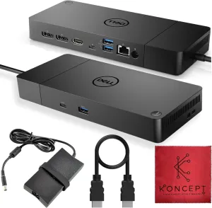 Dell WD19S Docking Station Dual Monitor Bundle - Dell Dock Station with 180   USB Type-C   HDMI  Dual DisplayPort - Ultimate Laptop Docking Station (Renewed)