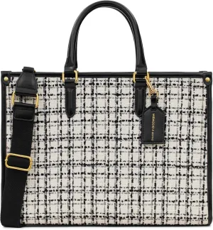Denice Large Sized Tote Bag with Adjustable & Detachable Sling Strap and Top Handles for Women