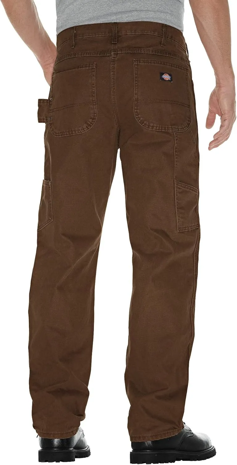 Dickies Men’s Relaxed Fit Sanded Duck Carpenter Jean