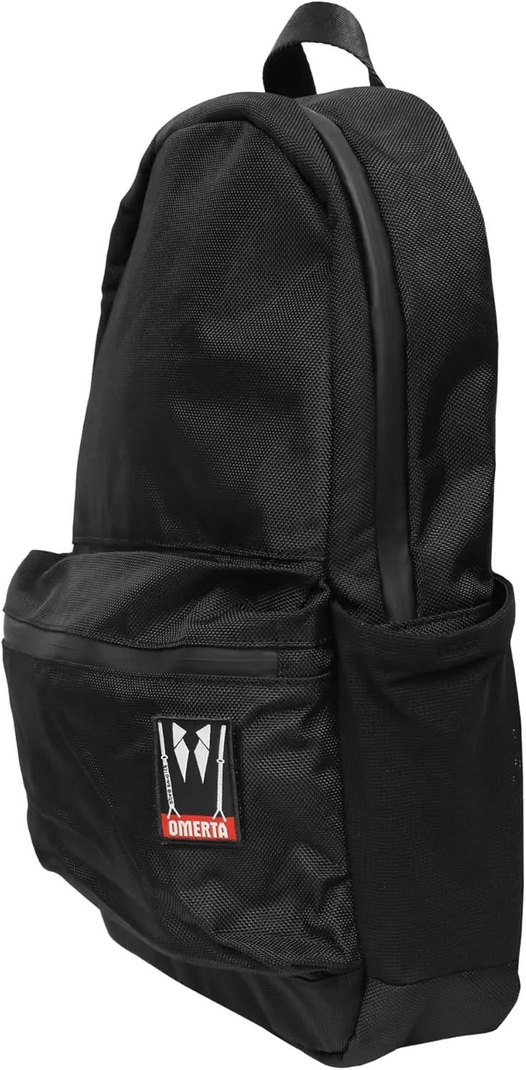 DIME BAGS | The Earner, Zippers, Durable, TSA Combo Lock, Water Bottle, Padded Laptop Sleeve (Black)