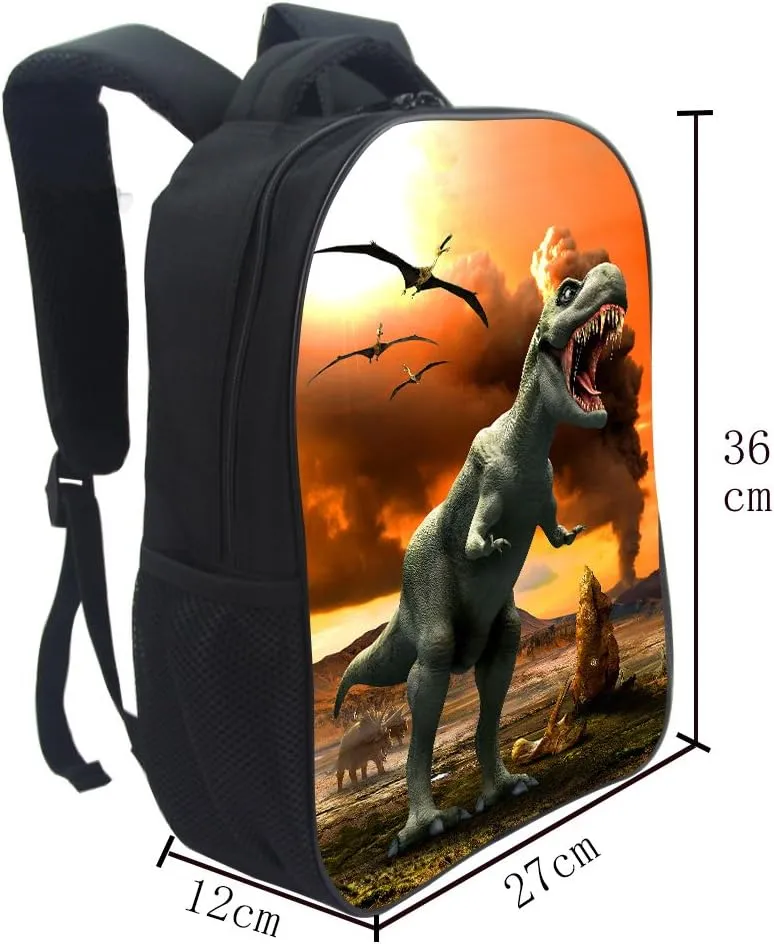 Dinosaur School Bag Rucksack Backpack (Dinosaur 4 14 Inch)