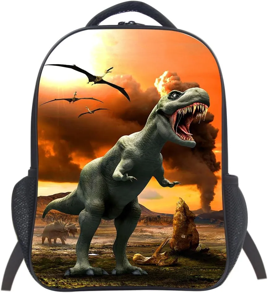 Dinosaur School Bag Rucksack Backpack (Dinosaur 4 14 Inch)