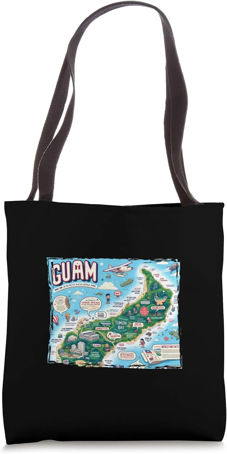 Discover Guam Uncover its Hidden Gems and Facts Guamanian Tote Bag