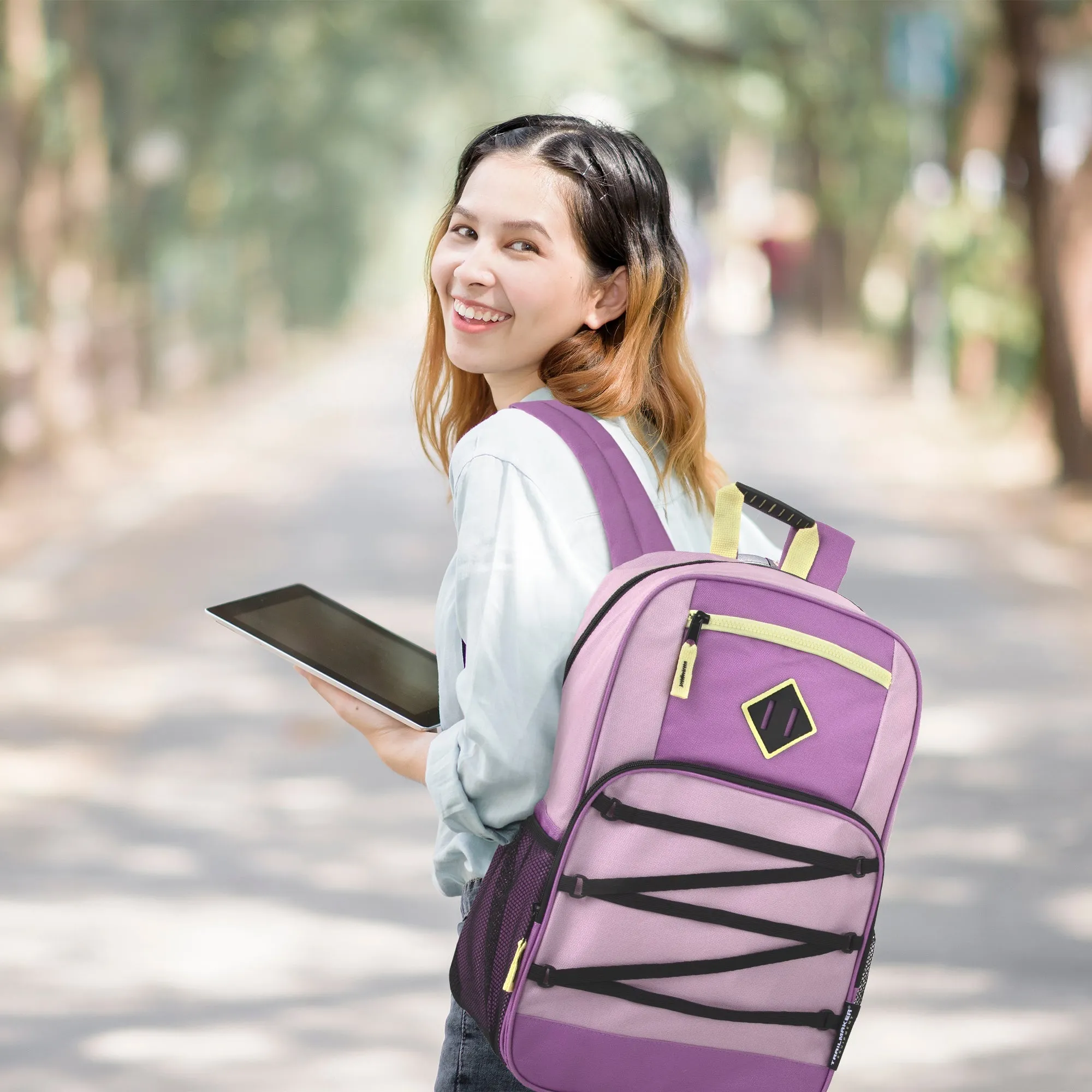 Dome Bungee Backpack with Laptop Section Wholesale